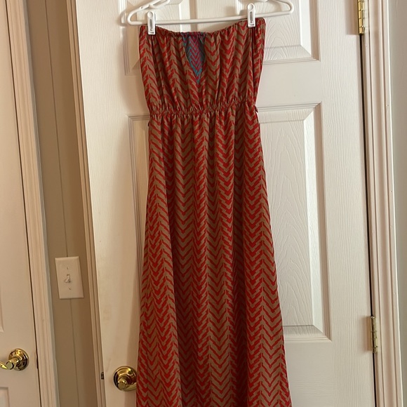 Brown and rust Maxi dress - Picture 5 of 6
